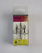 RYOBI TREBLE HOOKS RINGED BN #2 ��.4��.